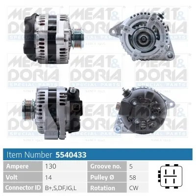 Alternador Toyota PREVIA II · Toyota RAV 4 II · Toyota AVENSIS VERSO