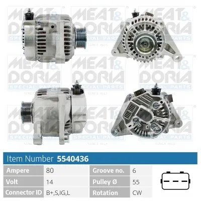 Alternador Toyota COROLLA Estate · Toyota CELICA Coupe · Toyota MR2 III