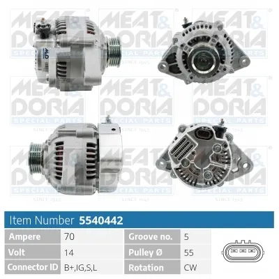 Alternador Toyota COROLLA Compact · Toyota COROLLA Liftback · Toyota COROLLA Estate