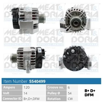 Alternador Fiat QUBO · Lancia MUSA · Opel CORSA C