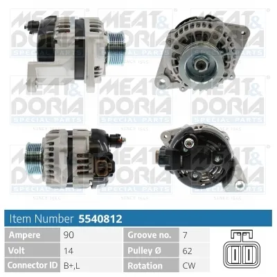 Alternador Isuzu D-MAX II · Isuzu D-MAX II Platform/Chassis