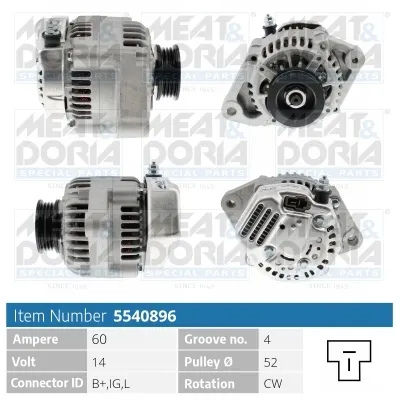 Alternador Daihatsu MOVE · Daihatsu SIRION · Daihatsu CUORE V