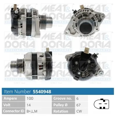 Alternador Citroën C1 II · Peugeot 108 · Toyota AYGO