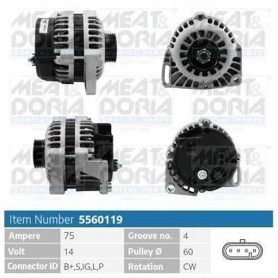 Alternador Renault CLIO I · Renault TWINGO I · Renault KANGOO
