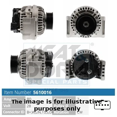 Alternador MEAT & DORIA 5610016P