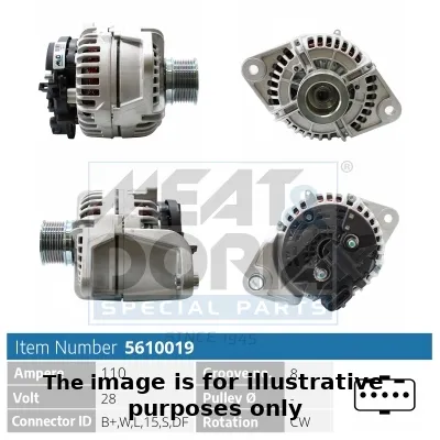 Alternador MEAT & DORIA 5610019P