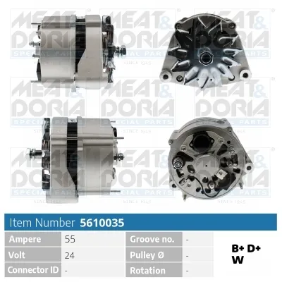 Alternador MEAT & DORIA 5610035