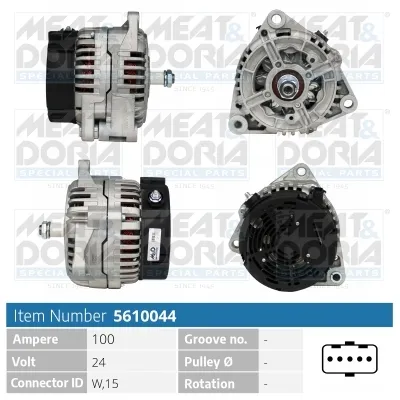 Alternador MEAT & DORIA 5610044