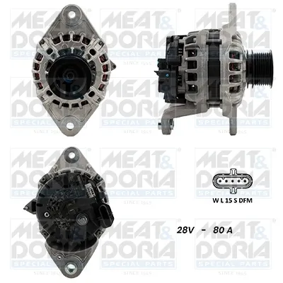 Alternador MEAT & DORIA 5610179G