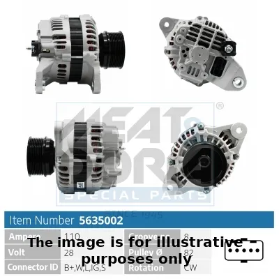 Alternador MEAT & DORIA 5635002P