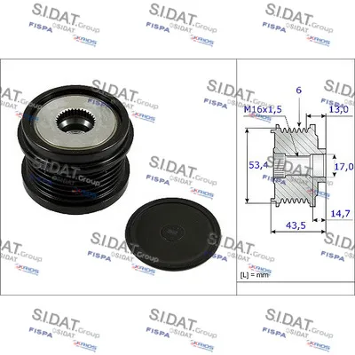 Rueda libre alternador Ford GALAXY II · Ford S-MAX · Ford MONDEO IV