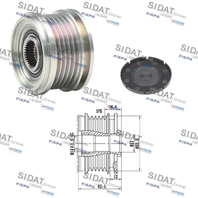 Rueda libre alternador Alfa Romeo GIULIETTA · Alfa Romeo GIULIETTA Hatchback Van · Fiat 500L