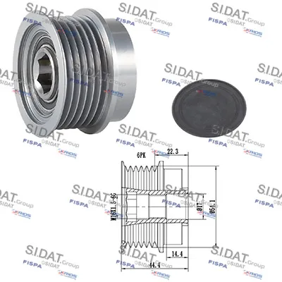 Rueda libre alternador Ford C-MAX II · Ford GRAND C-MAX · Ford FOCUS III