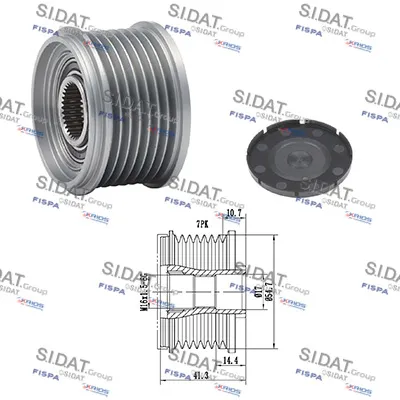 Rueda libre alternador Fiat DUCATO Bus · Fiat DUCATO Van · Fiat DUCATO Platform/Chassis