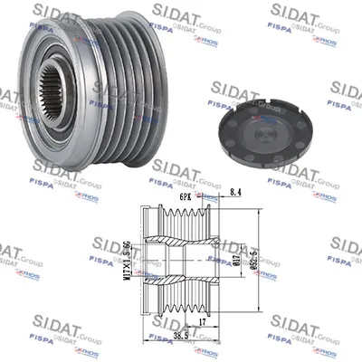 Rueda libre alternador Ford KA+ III Saloon · Ford KA+ III · Nissan ALTIMA