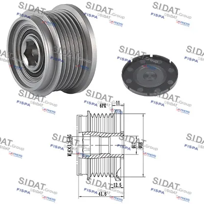 Rueda libre alternador Toyota YARIS · Toyota AURIS · Toyota AURIS VAN Hatchback Van