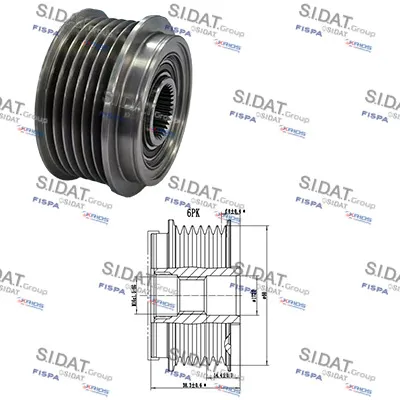 Rueda libre alternador Toyota YARIS · Toyota YARIS Hatchback Van