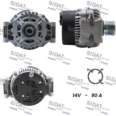 Alternador Mercedes-Benz C-CLASS · Mercedes-Benz SPRINTER 2-t Platform/Chassis · Mercedes-Benz VITO Bus