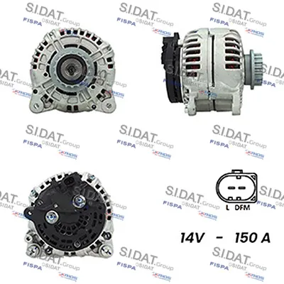 Alternador Vw TOUAREG · Vw MULTIVAN T5 · Vw TRANSPORTER T5 Platform/Chassis (7JD, 7JE, 7JL, 7JY, 7JZ, 7F
