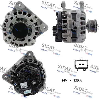 Alternador Nissan QASHQAI I · Renault KANGOO · Renault CLIO II