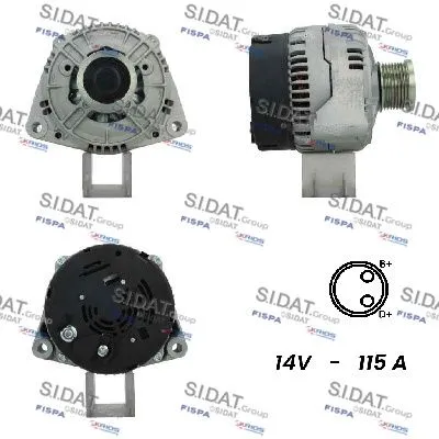 Alternador SIDAT A12BH0431