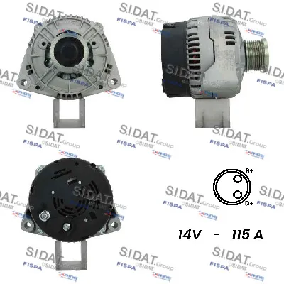 Alternador SIDAT A12BH0431A2
