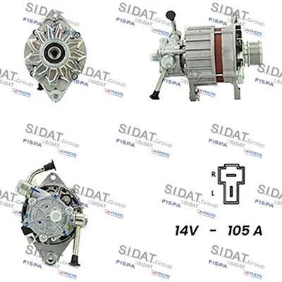 Alternador SIDAT A12BH0535