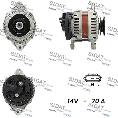 Alternador SIDAT A12BH0884A2