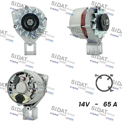 Alternador SIDAT A12BH1001A2