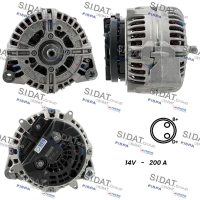 Alternador SIDAT A12BH1062