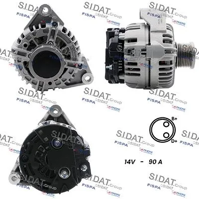 Alternador SIDAT A12BH1063A2