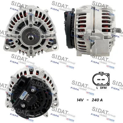 Alternador SIDAT A12BH1064