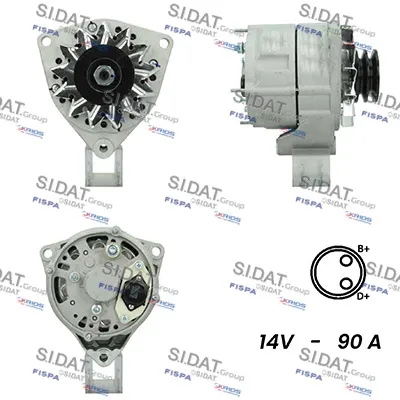 Alternador SIDAT A12BH1087A2