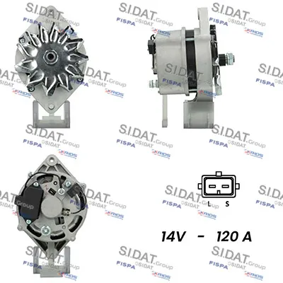 Alternador SIDAT A12BH1127A2