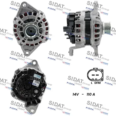 Alternador SIDAT A12BH1354