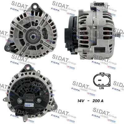 Alternador SIDAT A12BH1373