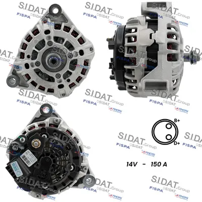 Alternador SIDAT A12BH1396