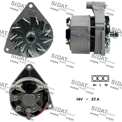 Alternador SIDAT A12BH1458A2
