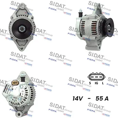 Alternador SIDAT A12DE0121A2