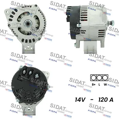 Alternador SIDAT A12DE0159A2