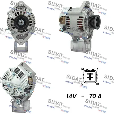 Alternador Daihatsu SIRION · Subaru JUSTY IV