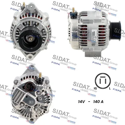 Alternador SIDAT A12DE0312