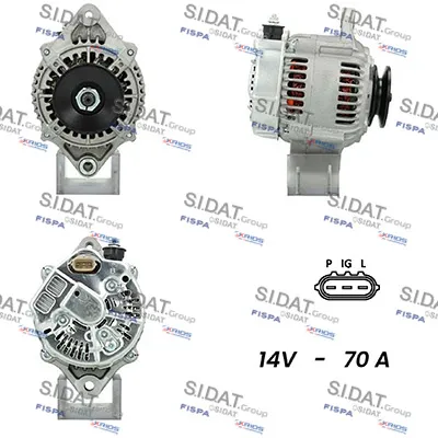 Alternador SIDAT A12DE0594A2