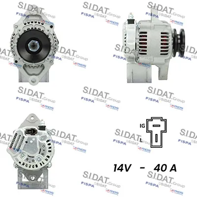 Alternador Daihatsu CHARADE II · Daihatsu CHARADE III · Piaggio PORTER Platform/Chassis