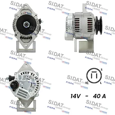 Alternador SIDAT A12DE0716A2