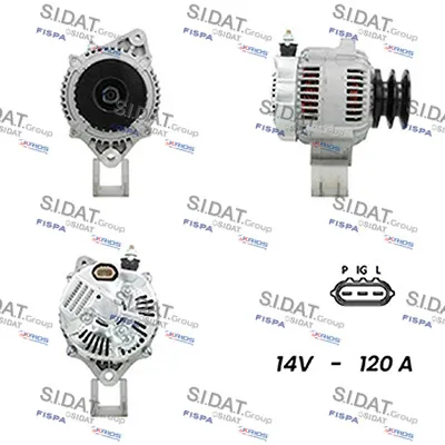 Alternador SIDAT A12DE1072A2