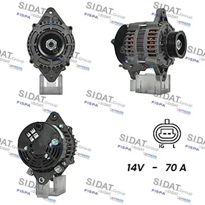 Alternador SIDAT A12DR0447A2