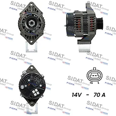Alternador SIDAT A12DR1122A2