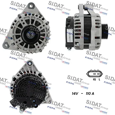 Alternador SIDAT A12GN1332