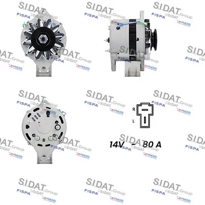 Alternador SIDAT A12HT0448A2